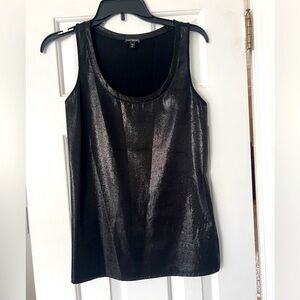 Express Black Shimmery Sleeveless Tank Top
